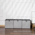 Clothes Organizer Bins with Handle Eco-friendly Cube Box